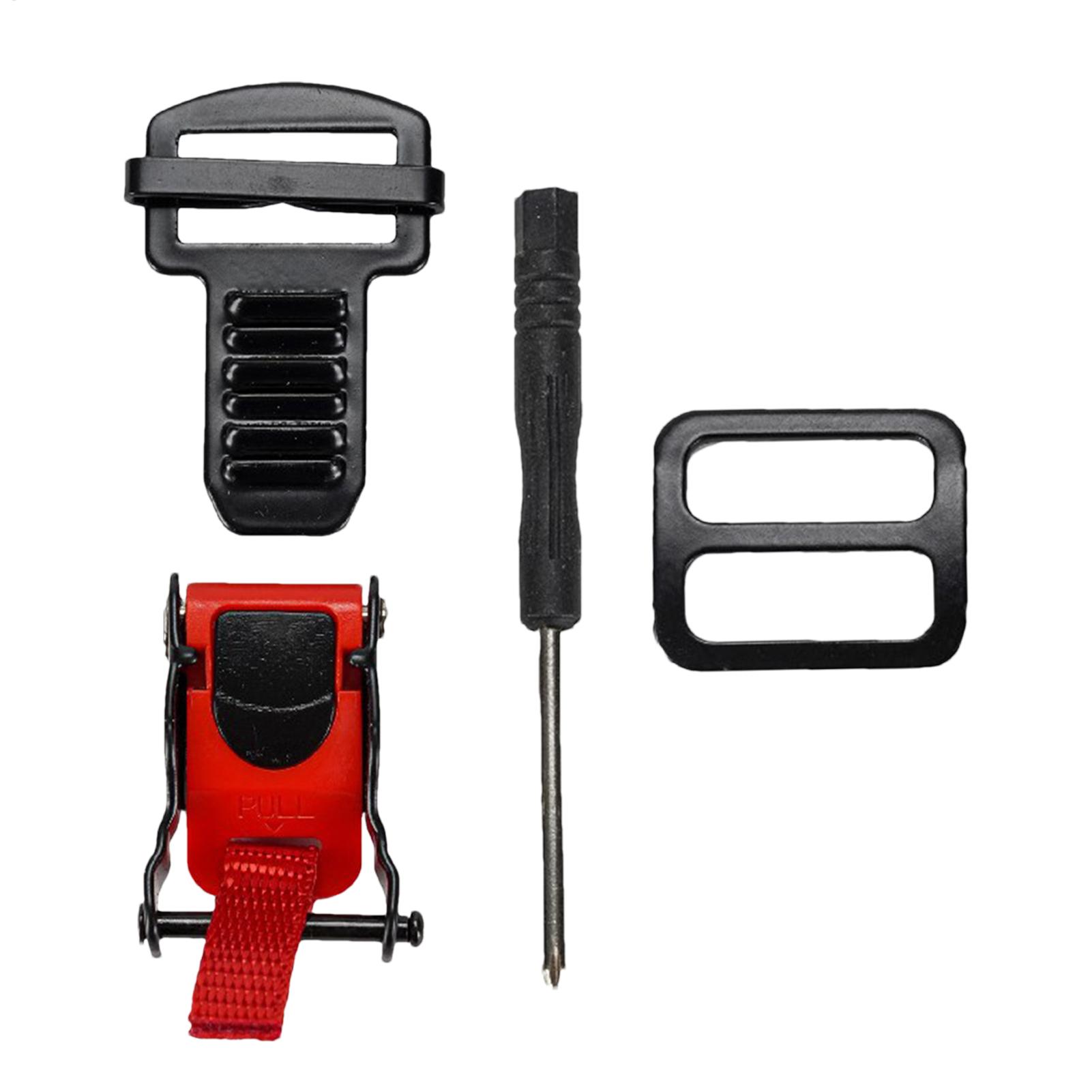 Men Accessories To Wear - หมวกกันน็อคมอเตอร์ไซค์ หัวเข็มขัดปลดเร็ว หัวเข็มขัดแบบ Double D คลิปล็อคสายรัดแบบปลดเร็ว