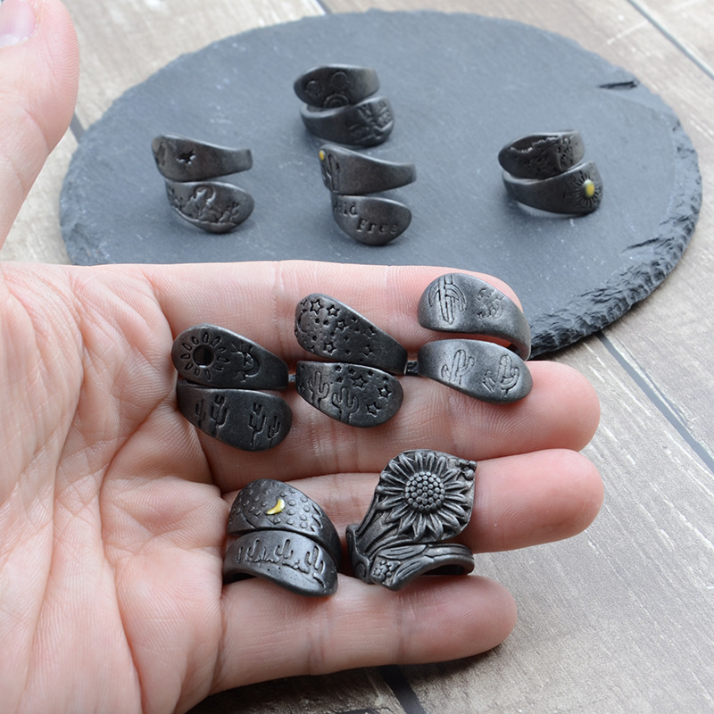 Men'S Accessories Rings - อุปกรณ์เสริม DIY สไตล์เรโทรสำหรับผู้ชายและผู้หญิงจาก Amazon แหวนซ้อนดีไซน์เฉพาะกลุ่ม ชุดเซ็ต