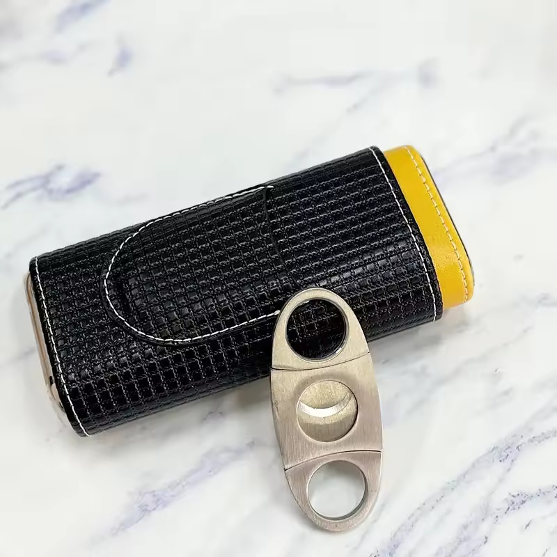 กล่องเก็บซิการ์แบบพกพา ทำจากหน - Cigar Cutter Set บทวิจารณ์และราคา