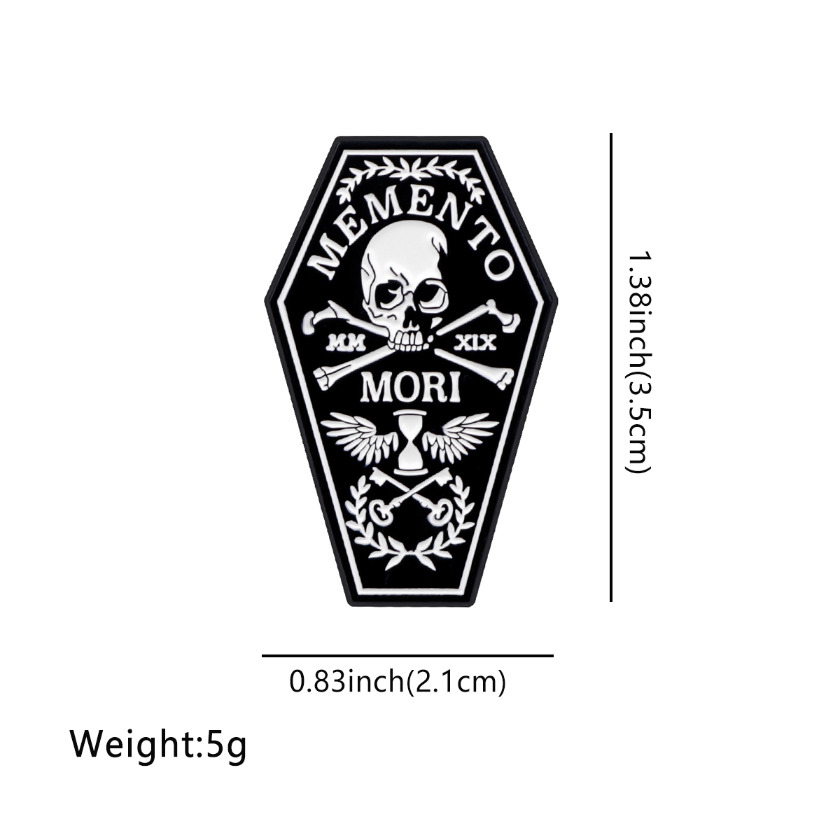โครงกระดูกเคลือบ Pins แม่มดเข็ - Men Accessories For Birthday Gift บทวิจารณ์และราคา