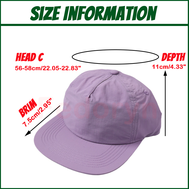 หมวกเบสบอลปักลาย Fedoryn แบบปี - Hat Snapback Cap บทวิจารณ์และราคา