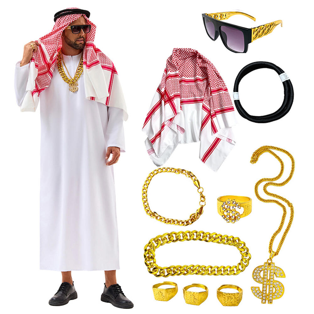 ชุดคอสเพลย์ชีคแบบอาหรับดูไบ ยู - Men Accessories Uae บทวิจารณ์และราคา