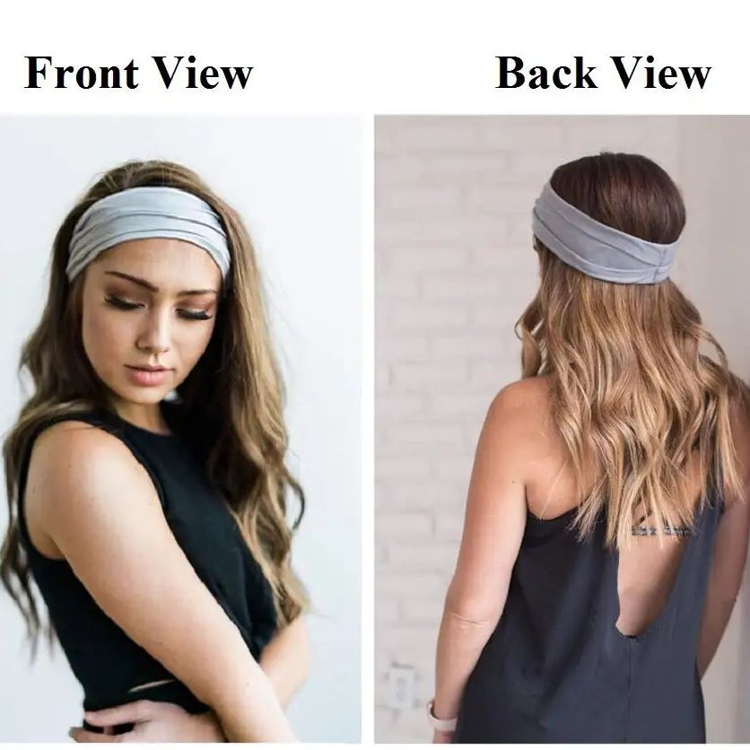 ใหม่สีทึบผมวงยืดหยุ่นโยคะการออ - Men'S Yoga Accessories บทวิจารณ์และราคา