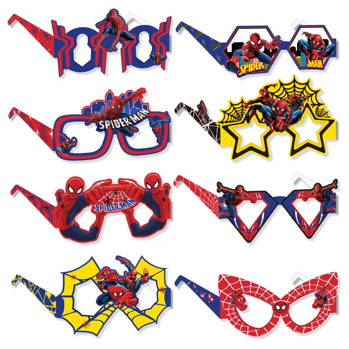 แว่นตากระดาษลายสไปเดอร์แมน 8 ช - Men Accessories For Birthday Gift บทวิจารณ์และราคา