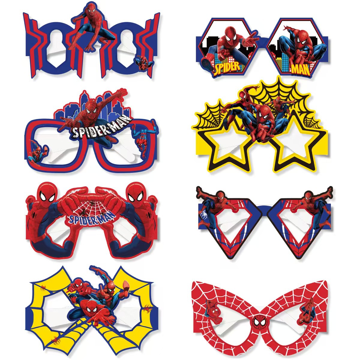 แว่นตากระดาษลายสไปเดอร์แมน 8 ช - Men Accessories For Birthday Gift บทวิจารณ์และราคา