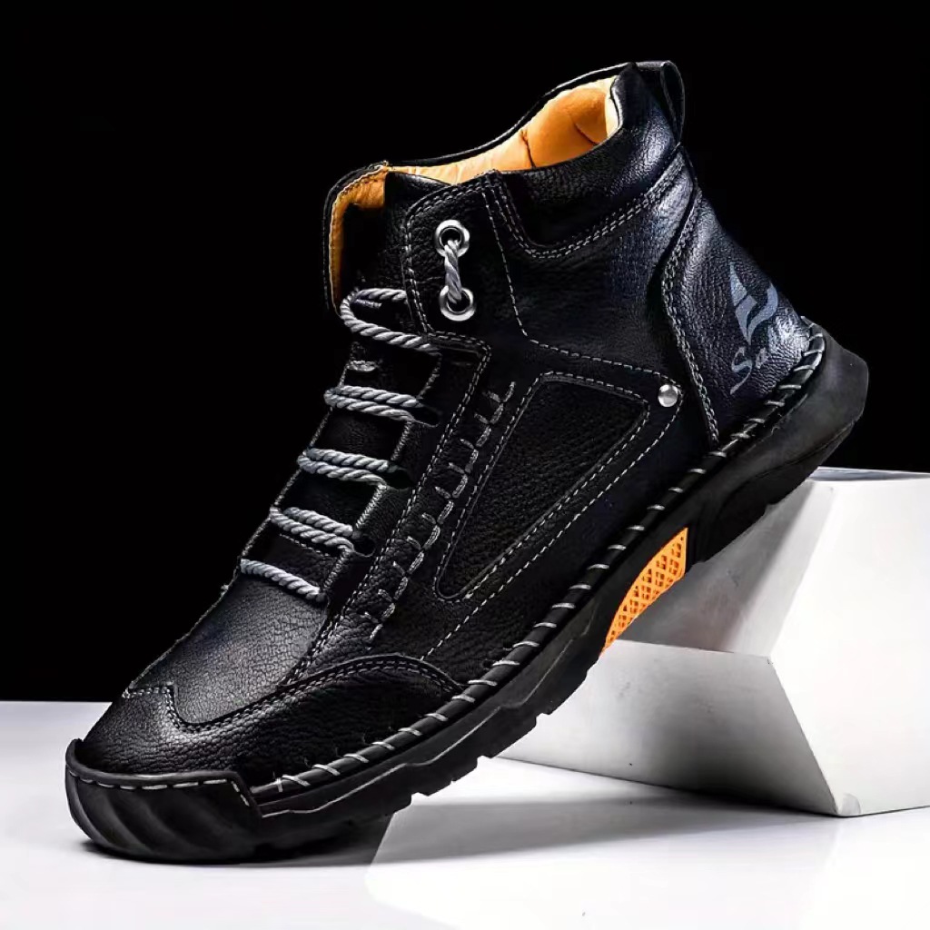 รองเท้าบูทผู้ชายเย็บมือ ไซส์ให - Men Accessories To Wear บทวิจารณ์และราคา
