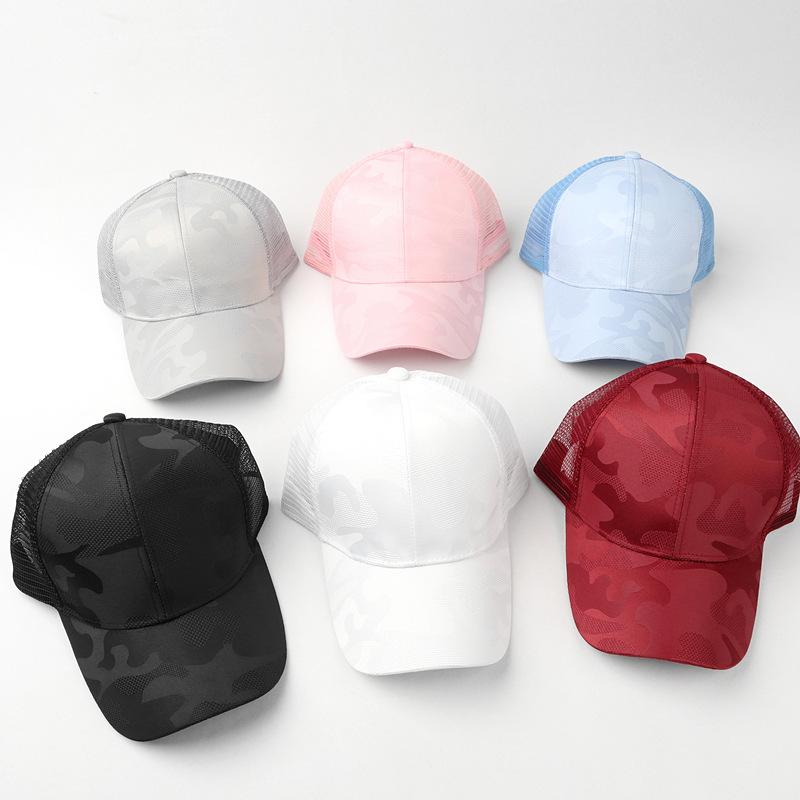 หมวกแก๊ปตาข่ายระบายอากาศลายพรา - Hat Snapback Cap บทวิจารณ์และราคา