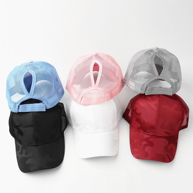 หมวกแก๊ปตาข่ายระบายอากาศลายพรา - Hat Snapback Cap บทวิจารณ์และราคา
