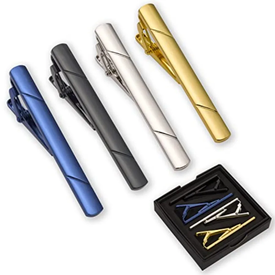คลิปหนีบเนคไทสำหรับผู้ชาย 4 ชิ - Men Accessories For Suit บทวิจารณ์และราคา