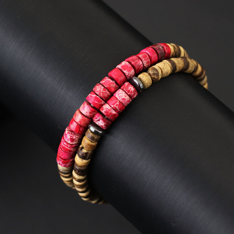 ชุดสร้อยข้อมือลูกปัดเปลือกมะพร - Men'S Yoga Accessories บทวิจารณ์และราคา